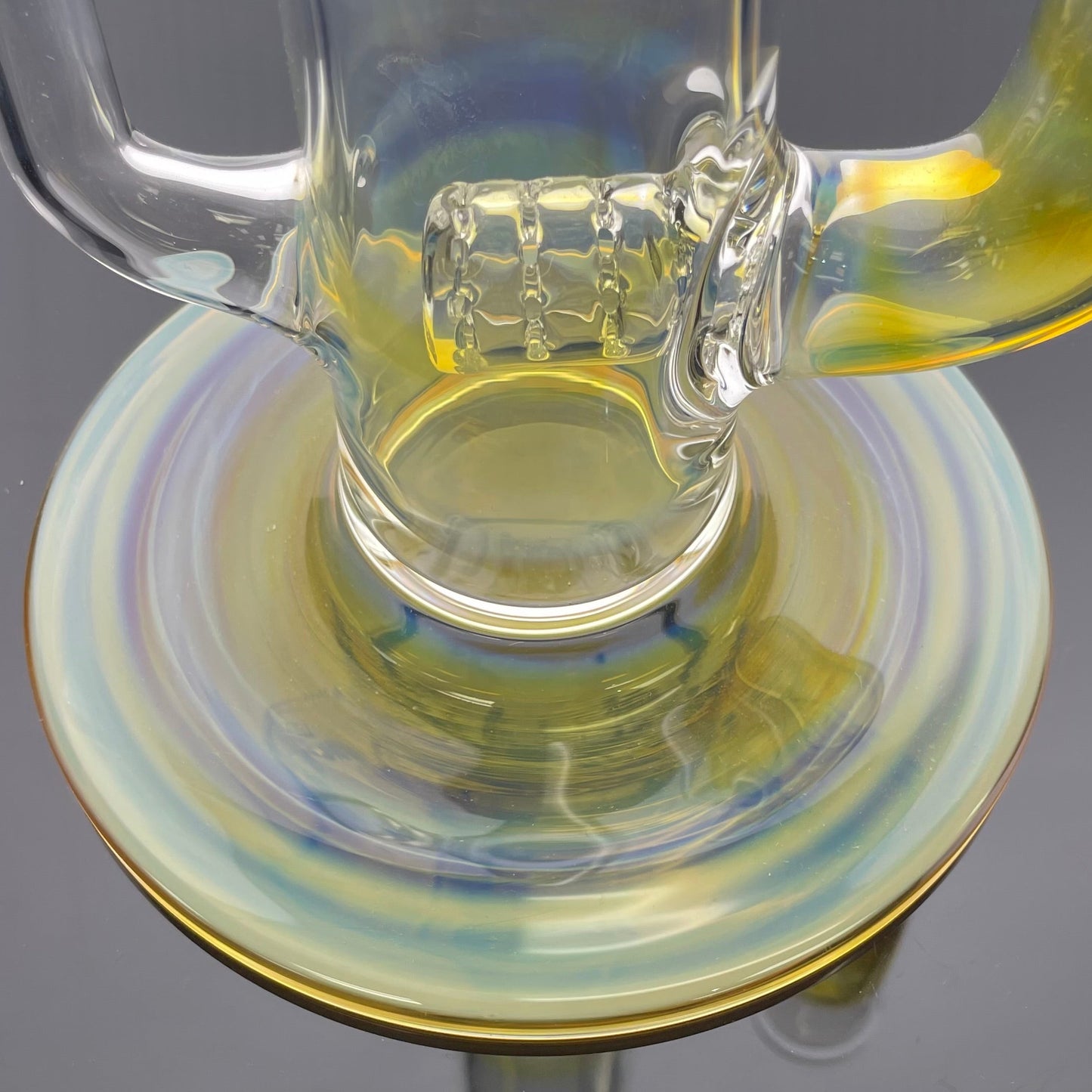 Green Belt Colour Accented Fume Stemline Drain Tube - Purple Lollipop