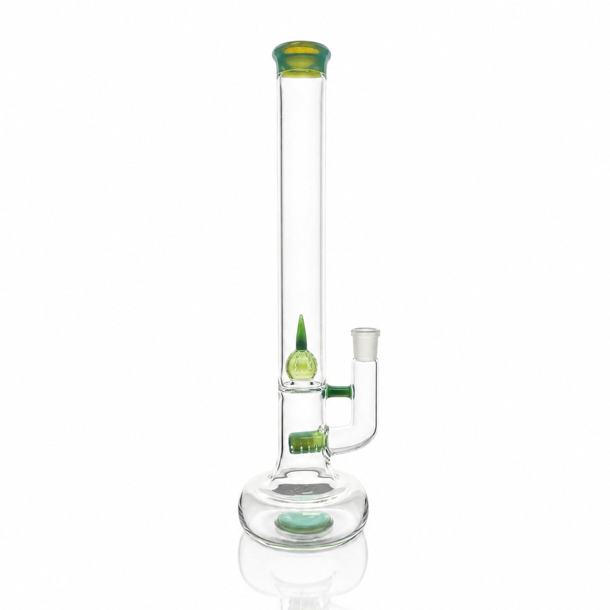 Green Belt Colour Accented Stemline Tube w/ Imperial & Hollow Foot - Titan V2
