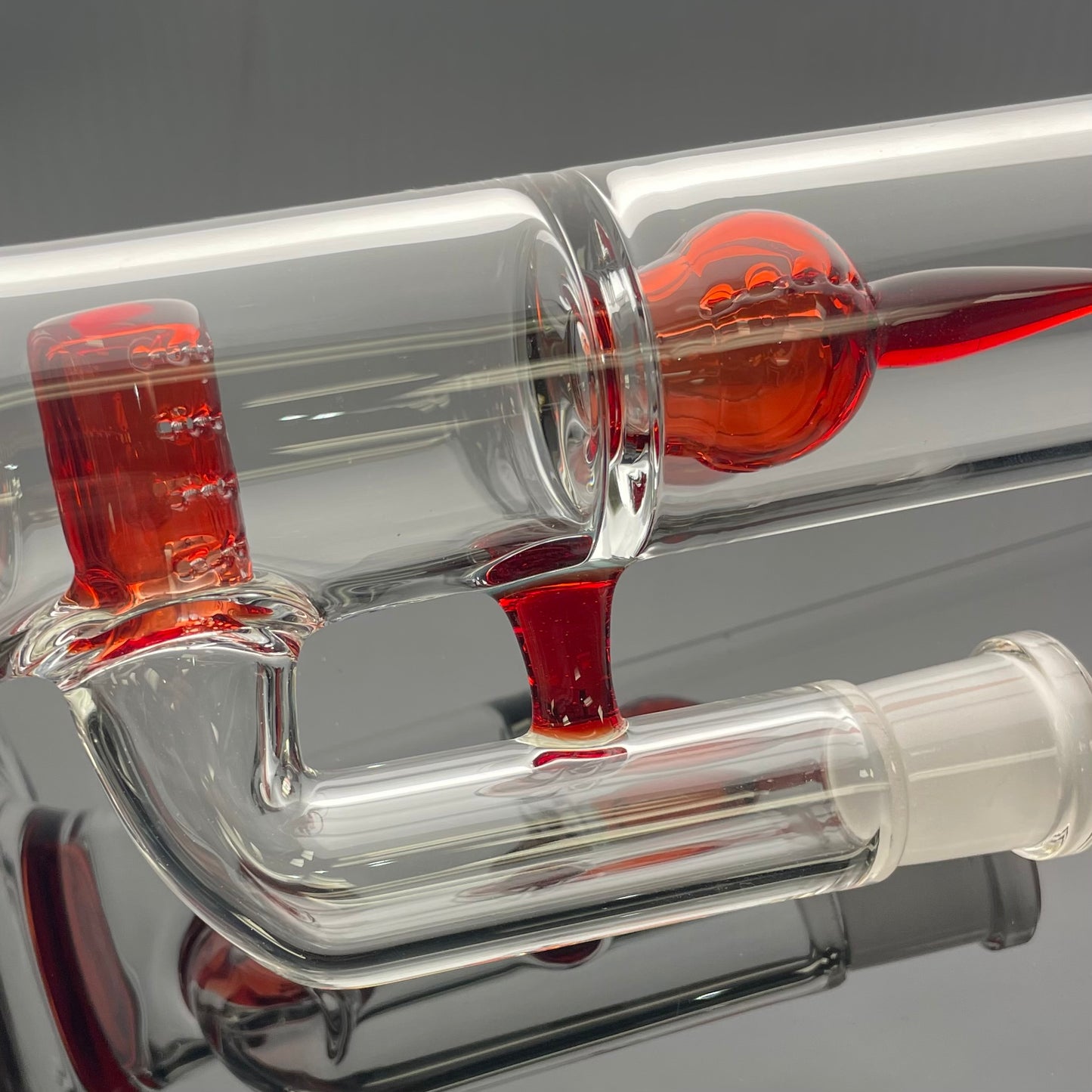 Green Belt Colour Accented Stemline Tube w/ Imperial - Pomegranate