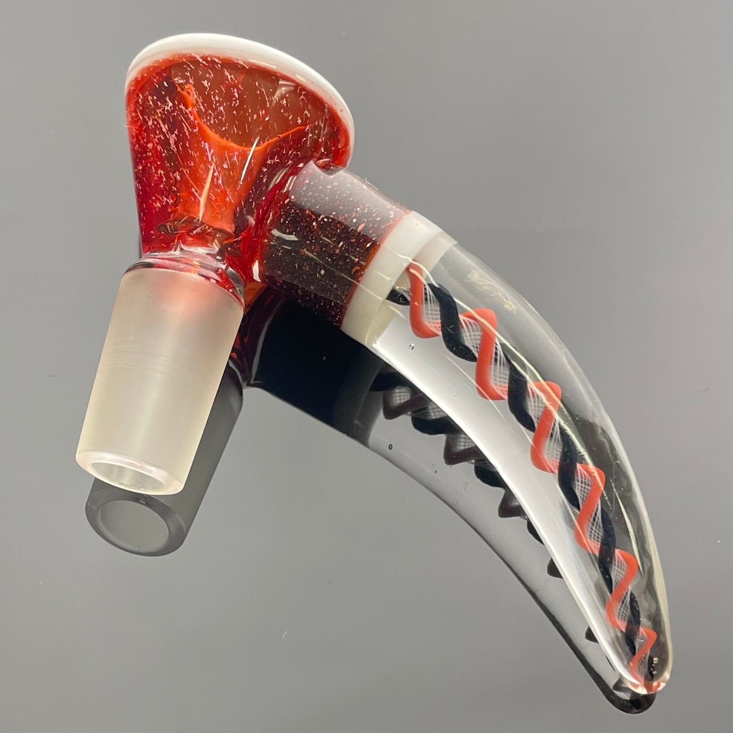 Glass With Jeremy 14mm Dichro Horn Bowl - Various Colours