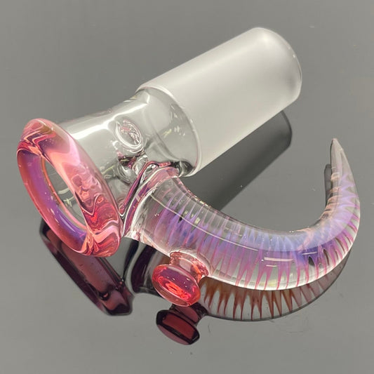 Jamms Clear Base Bowl w/ Colour Lip & Cane 18mm 4 Hole