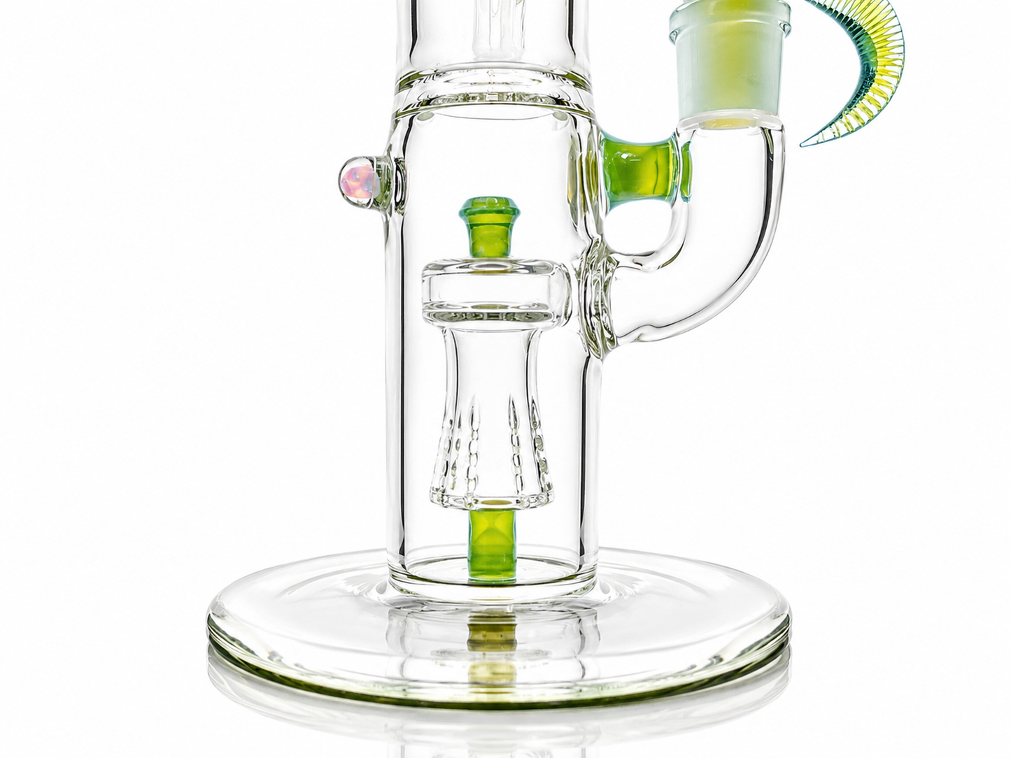 Jamms Full Accent WigWag & Opal Lime Double Diamond Tube Set w/ Slide & Opal
