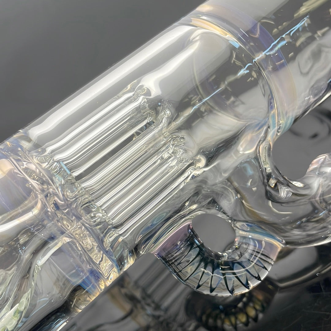 Blazed Mini Pillar Tube w/ Hollow Foot & Bent Neck  - Unicorn Tears