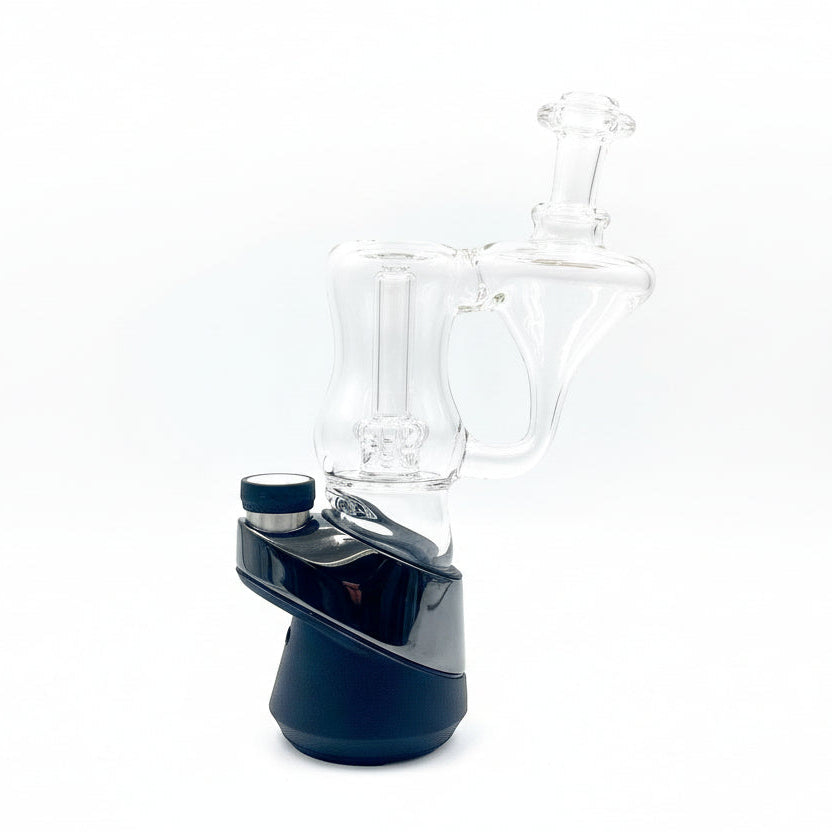 Green Belt Puffco Peak Recycler Top - Clear