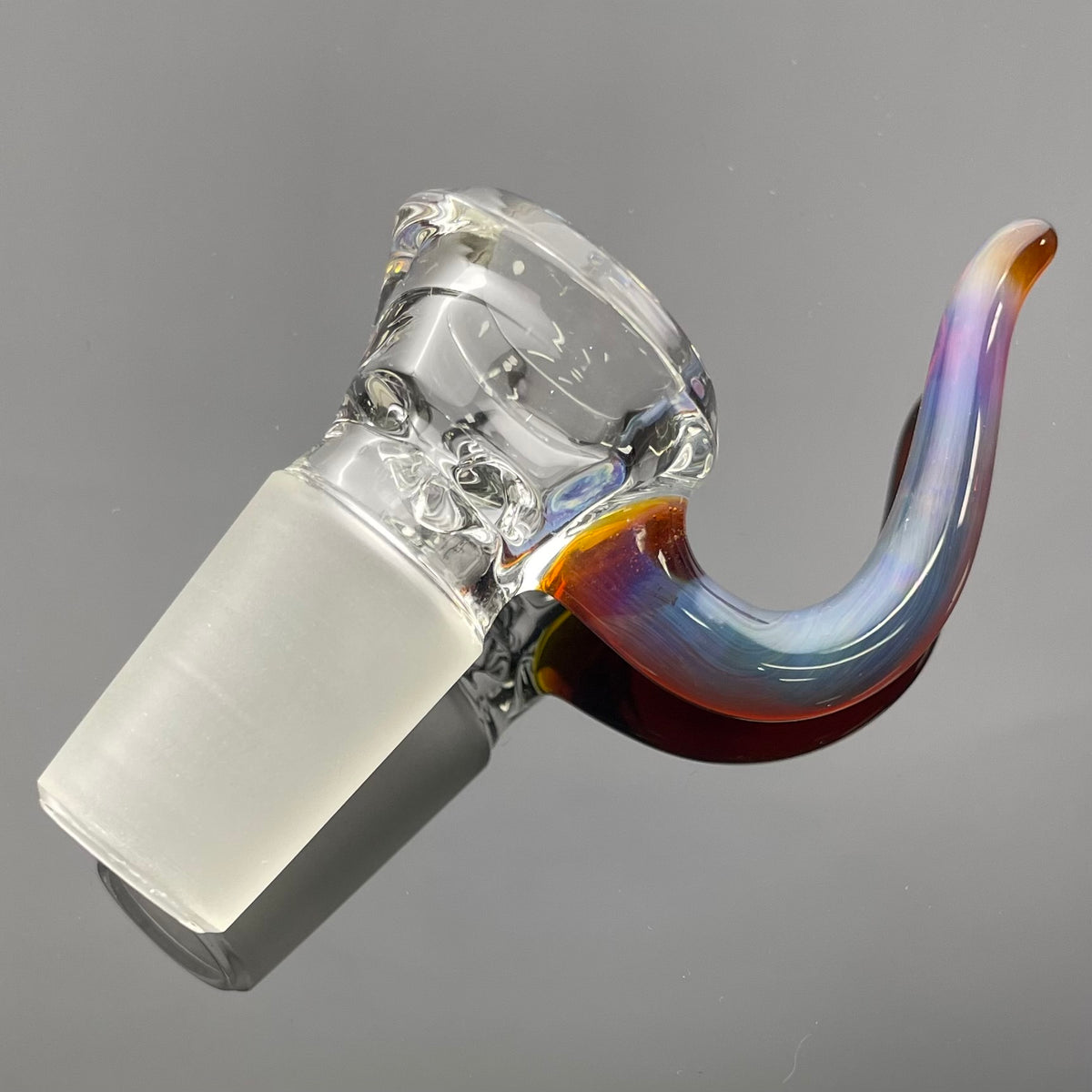 Discobox Clear Bowl w/ Horn 18mm 3 Hole