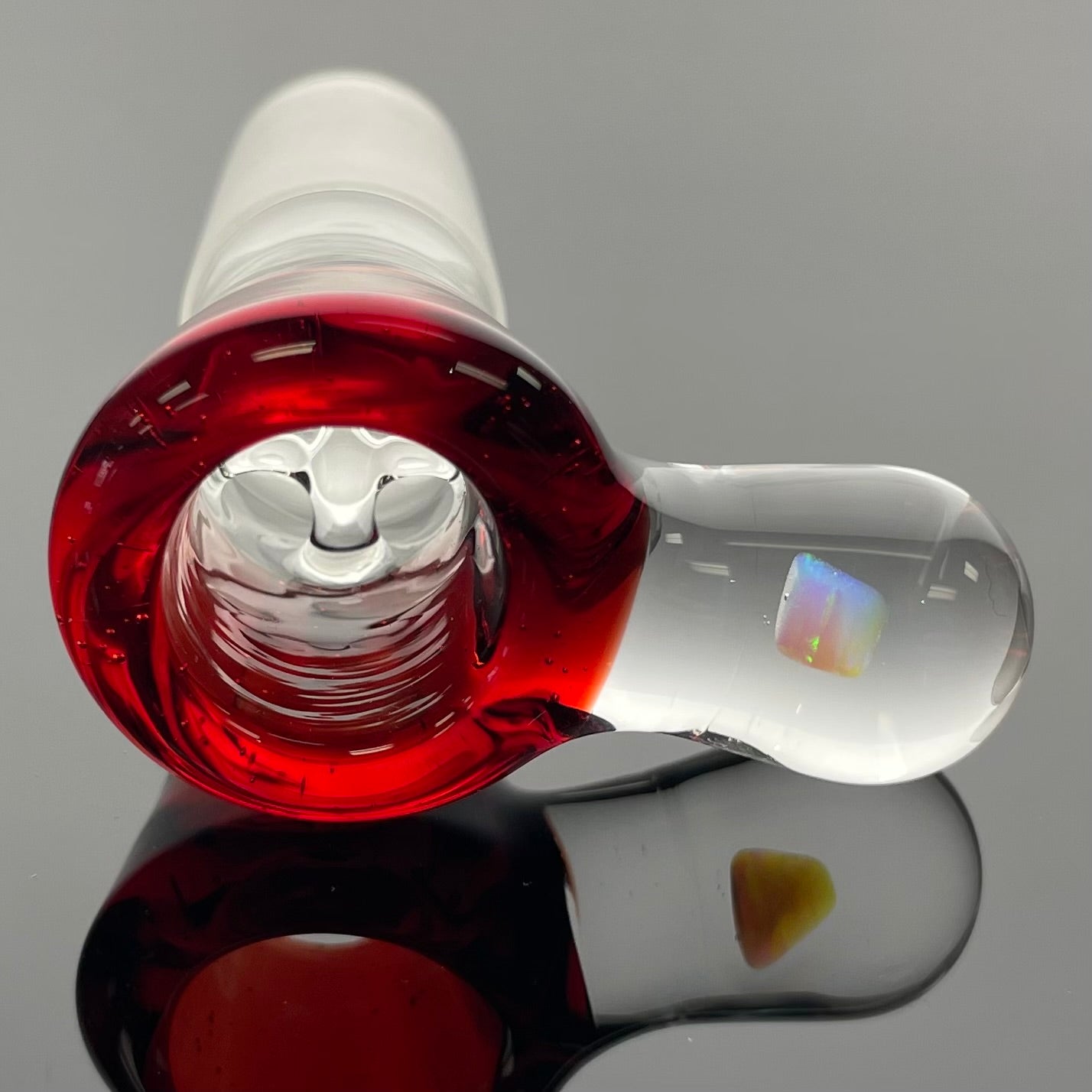 Green Belt Colour Accented Beaker - Pomegranate