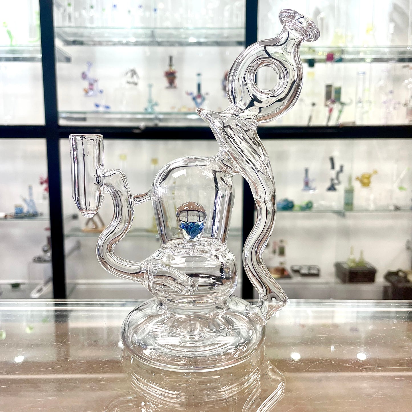 Mastah Glass 14mm 6 Hole Disk Recycler