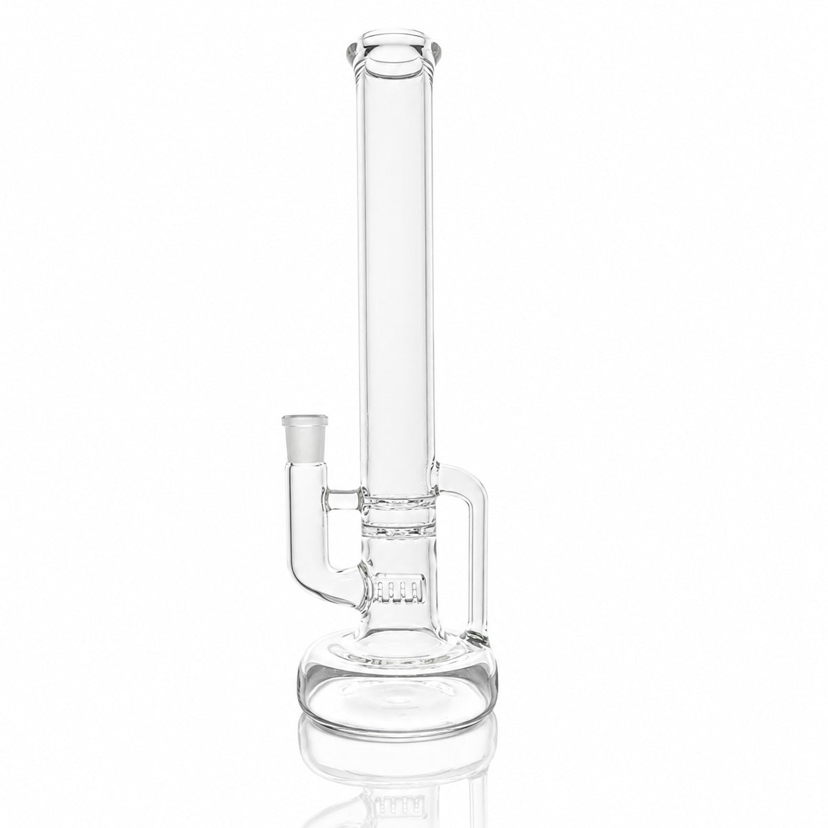 Green Belt Clear Blooper Stemline Tube w/ Drain & Hollow Foot