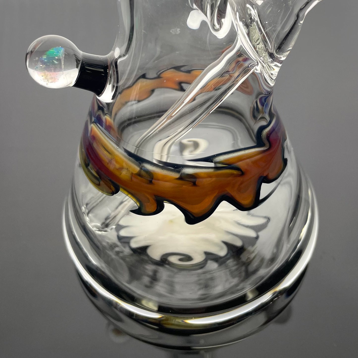 Tank Glass 14mm Wig Wag Mini Tube w/ Opal