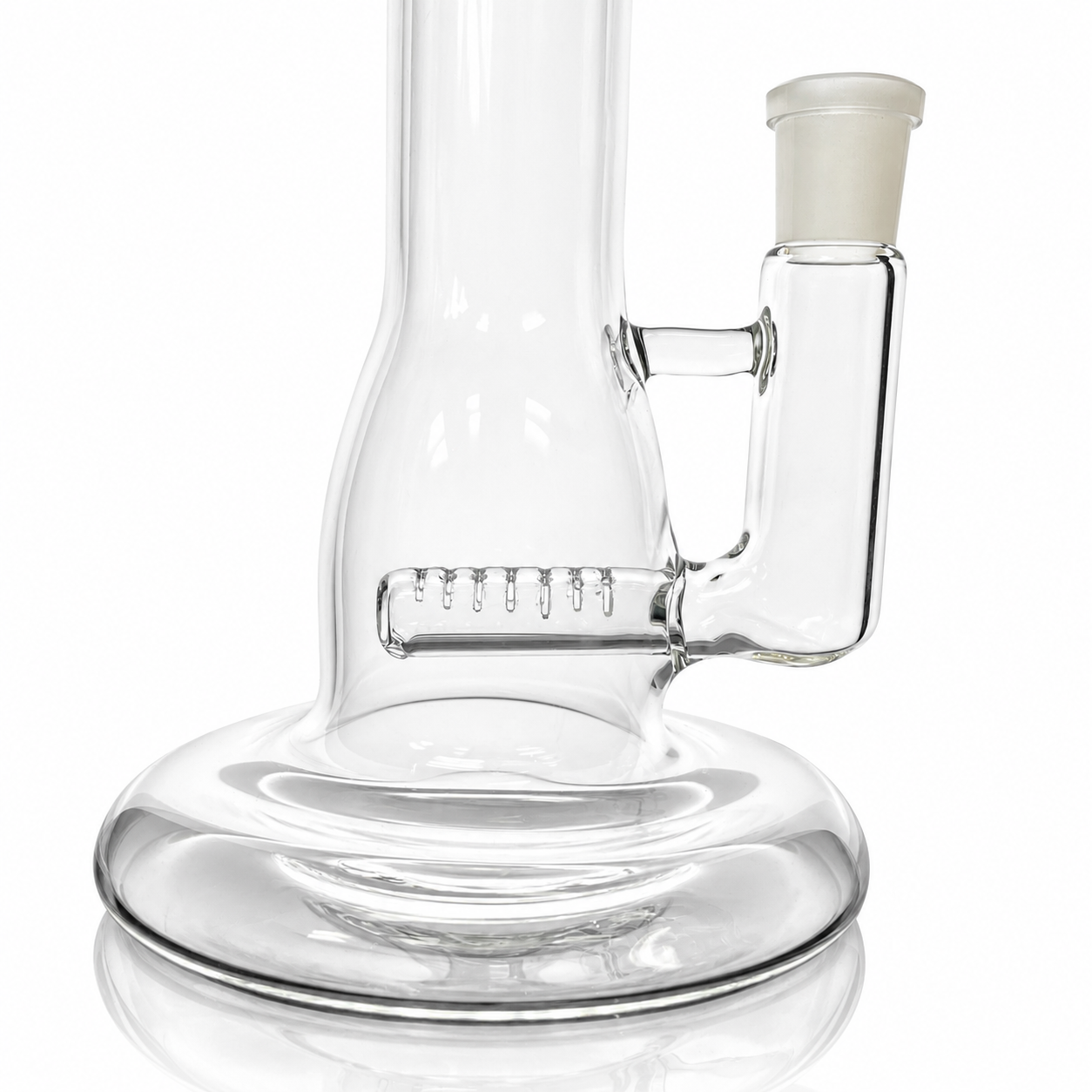 Mastah Glass 18mm Clear Hollowfoot Stemline