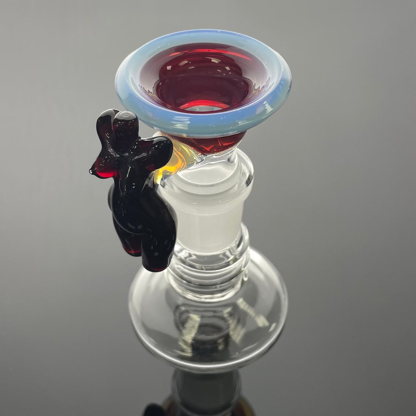 Red Heady x Beccalicious Blue phoenix & Glopal 18mm 4 Hole Babe Bowl