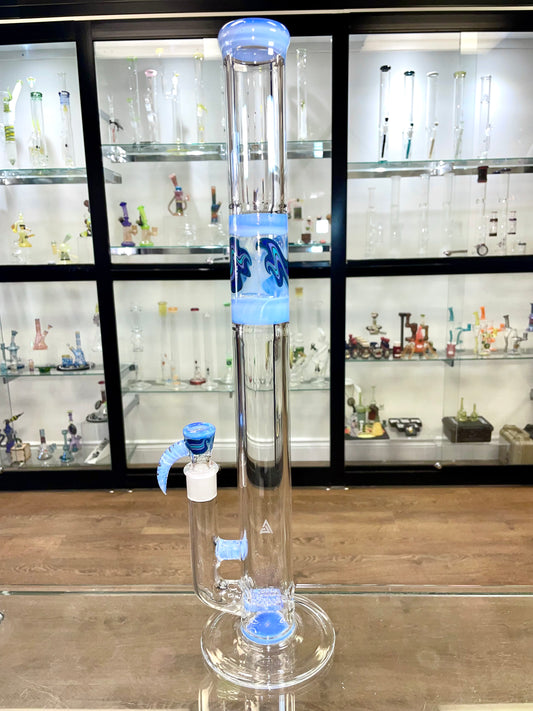 Gore Glass 19.5" 44mm Worked Section Dual Stem Straight Tube A