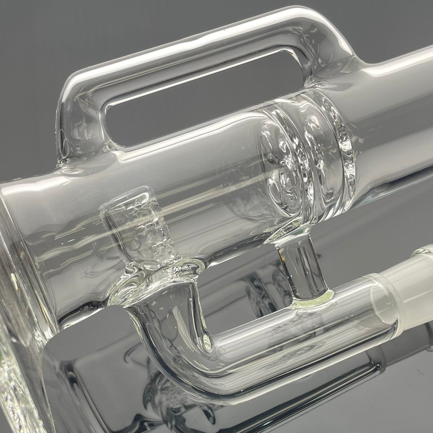 Green Belt Clear Blooper Stemline Tube w/ Drain