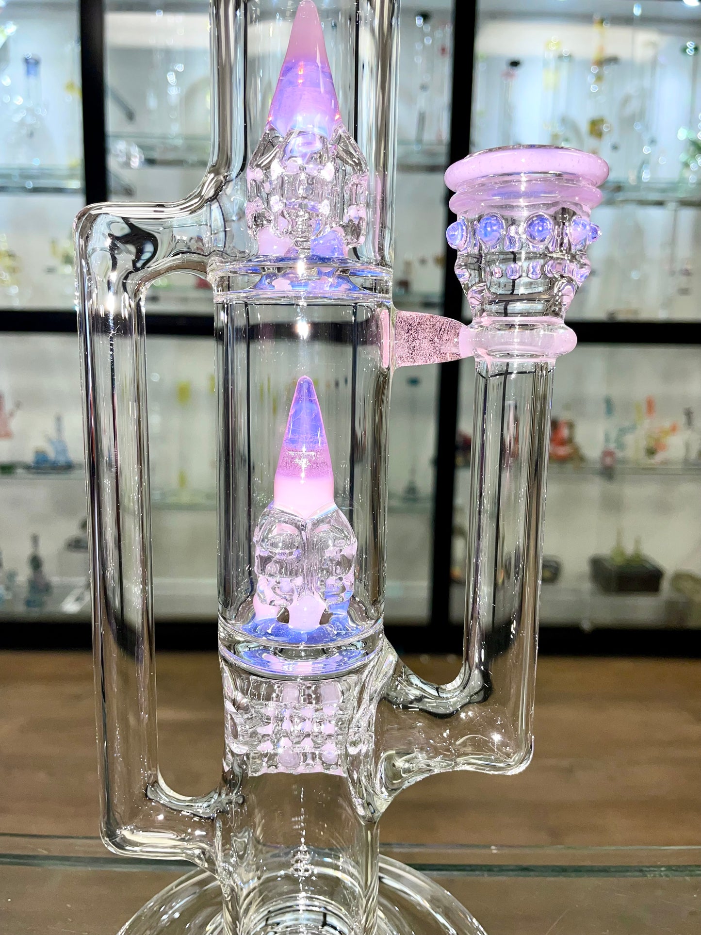 Blazed 44mm 3 Line Tree Tube w/ Inv 4 & Opal - Pink Mix