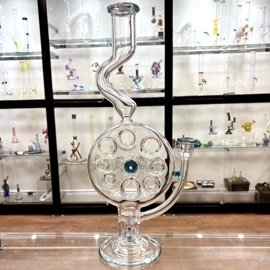 Blazed Swiss Style Tube - Atomic Stardust w/ Electric Kumquat & Blu-V