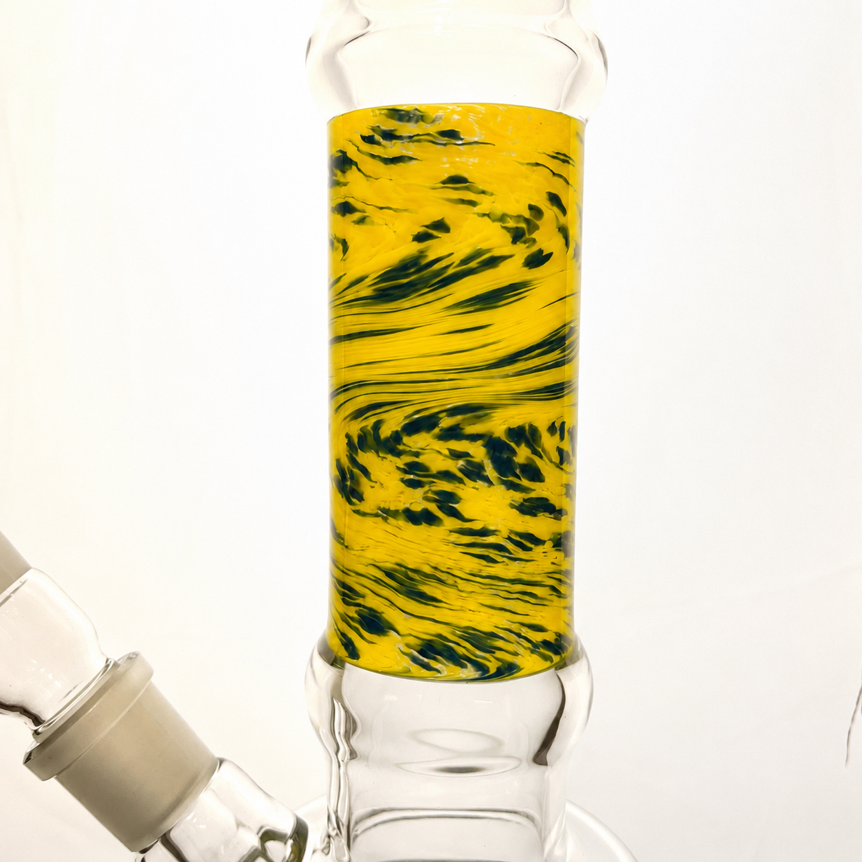 Mastah Glass Heavy Walled Beaker with Frit Section w/ 18mm-18mm Stem