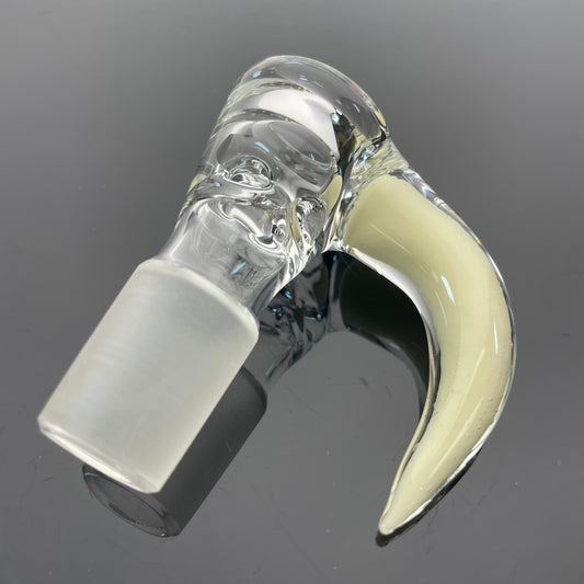 Green Belt Clear Horn Bowl 18mm 4 Hole