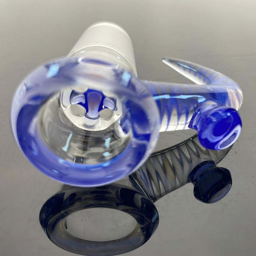 Jamms Clear Base Bowl w/ Colour Lip & Cane 18mm 4 Hole