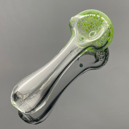 Skullfish 3.5" Clear Pipe w/ Frit Colour Accents