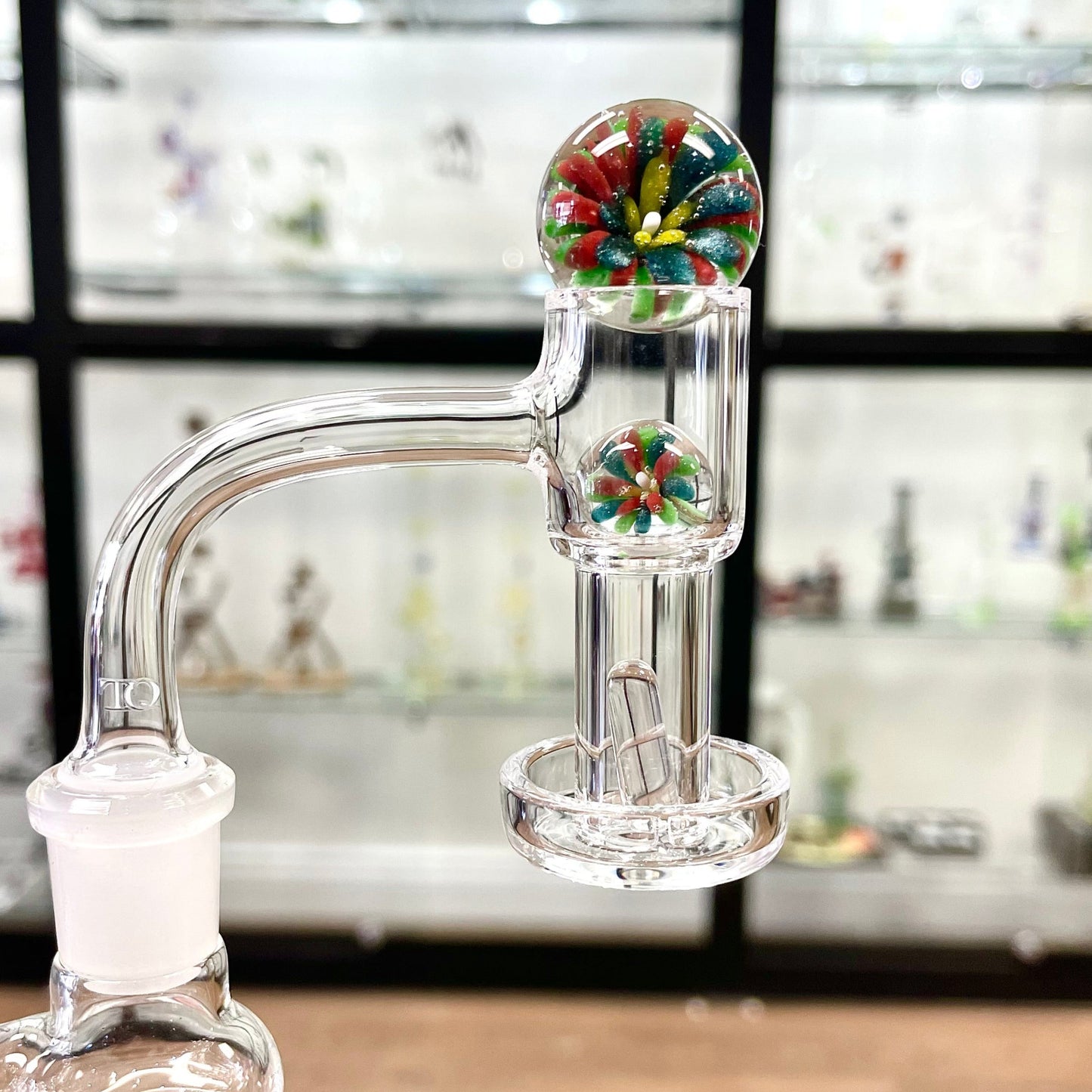 Unbranded Marble Slurper Set w/ Flower Implosion - 3pc