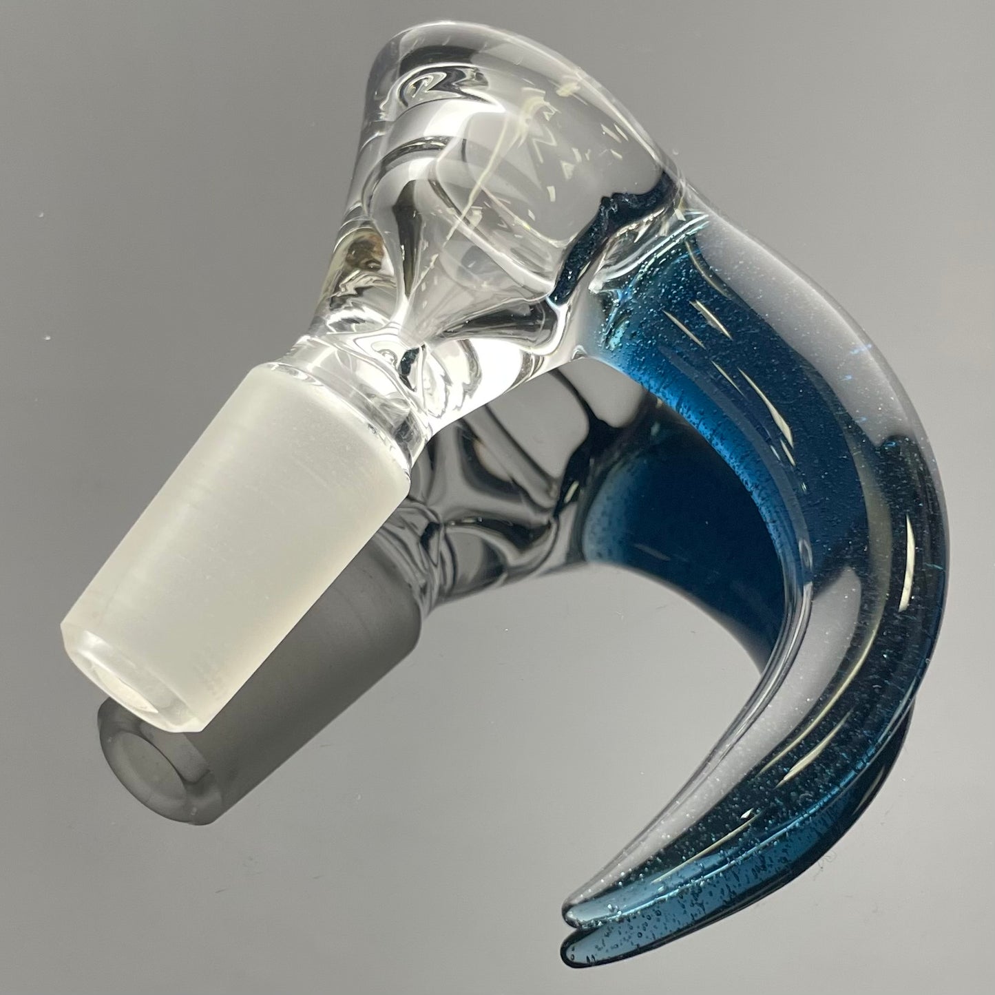 Green Belt Clear Horn Bowl 14mm 1 Hole