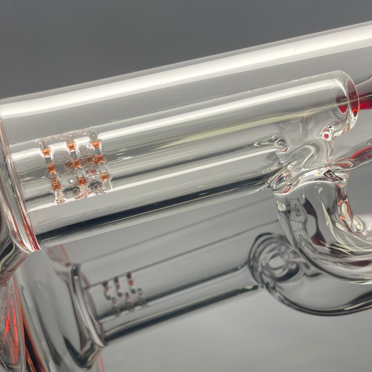 Jamms Straight Tube w/ 360° Pillar Perc - Pomegranate