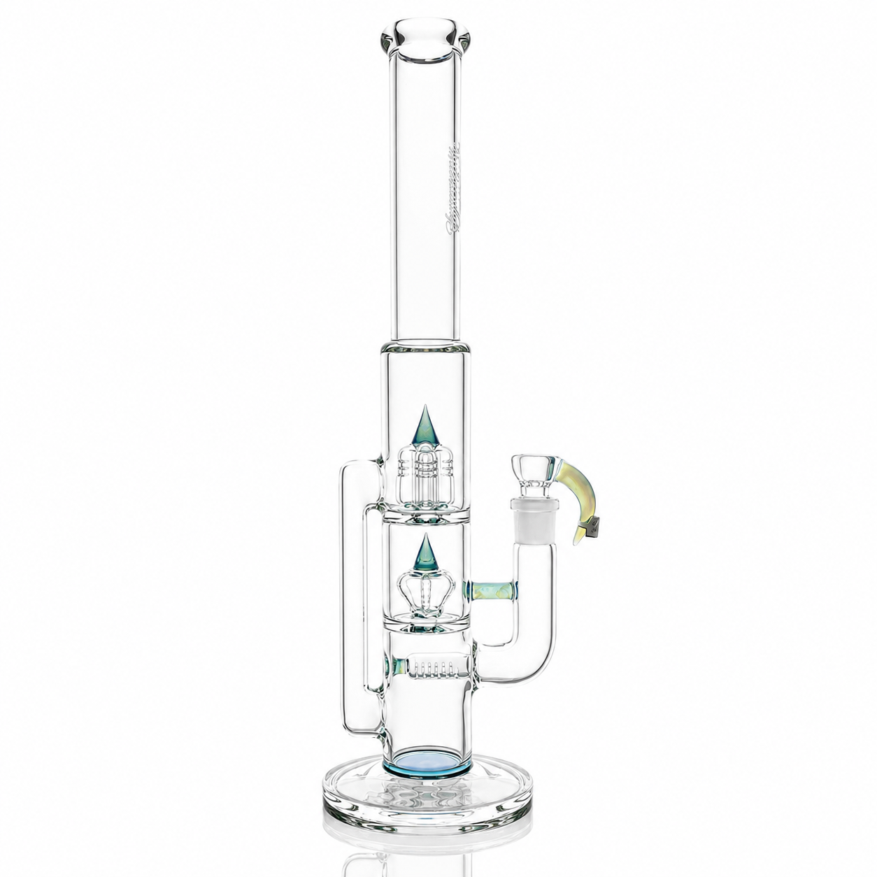 Sovereignty TreeCycler Stemline 16mm 6 Cut DownGrid to Imperial to Inverted 4 Partial Accent Tube