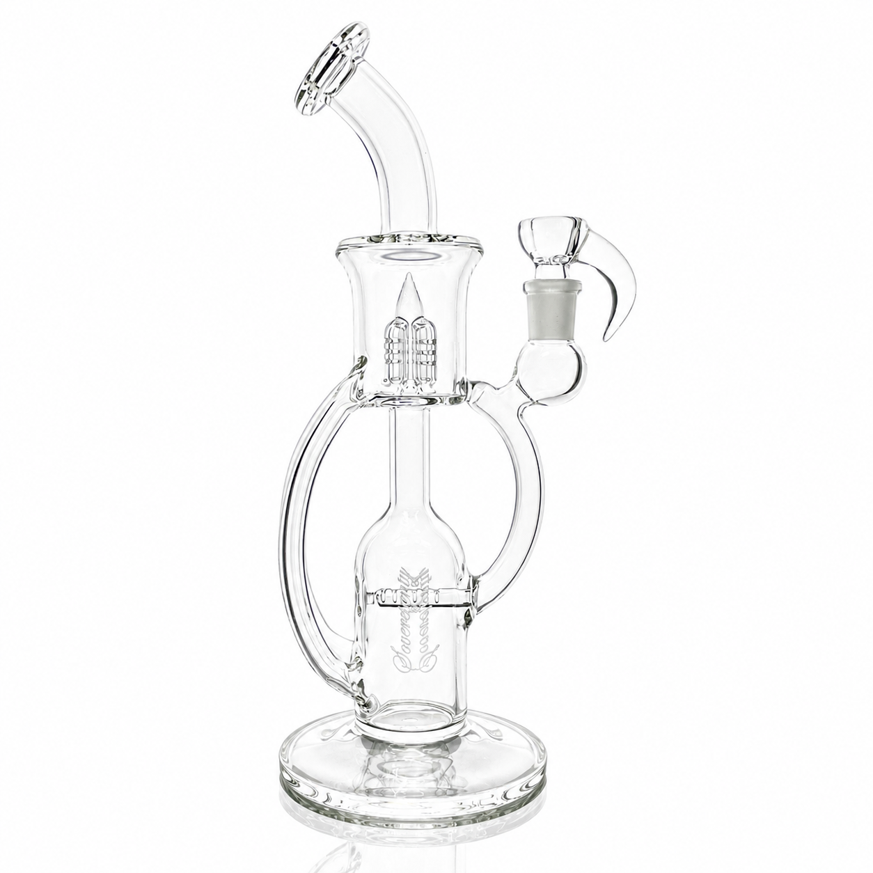 Sovereignty Dual Drain Mini Hornet Stemline 8mm 6 Cut UpGrid to Splash Guard Clear Tube