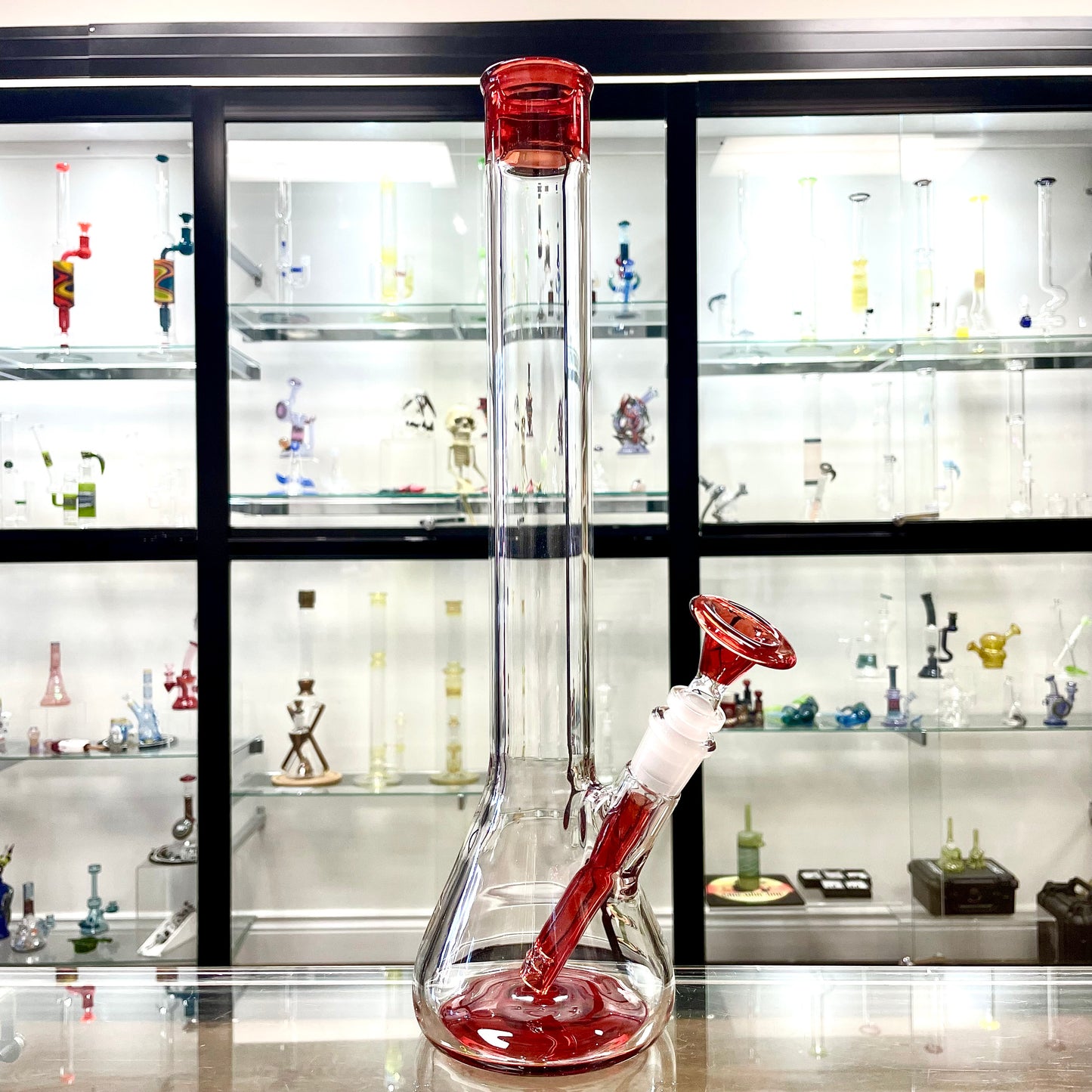 Philip Legge Medium Beaker w/ Colour Accents - Red Elvis