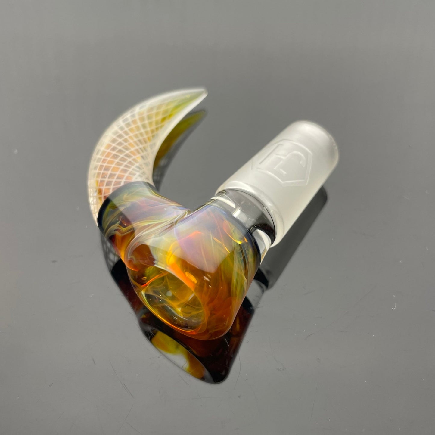 Jhoney 14mm Retti Bowl w/ Amber Purple, Star White & Black
