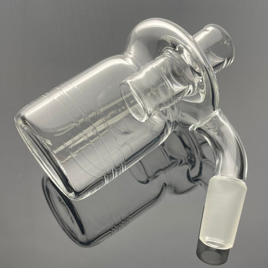 Mastah Glass 14mm/14mm 45 Degree  Dry Ash Catcher w/ Handmade Joint