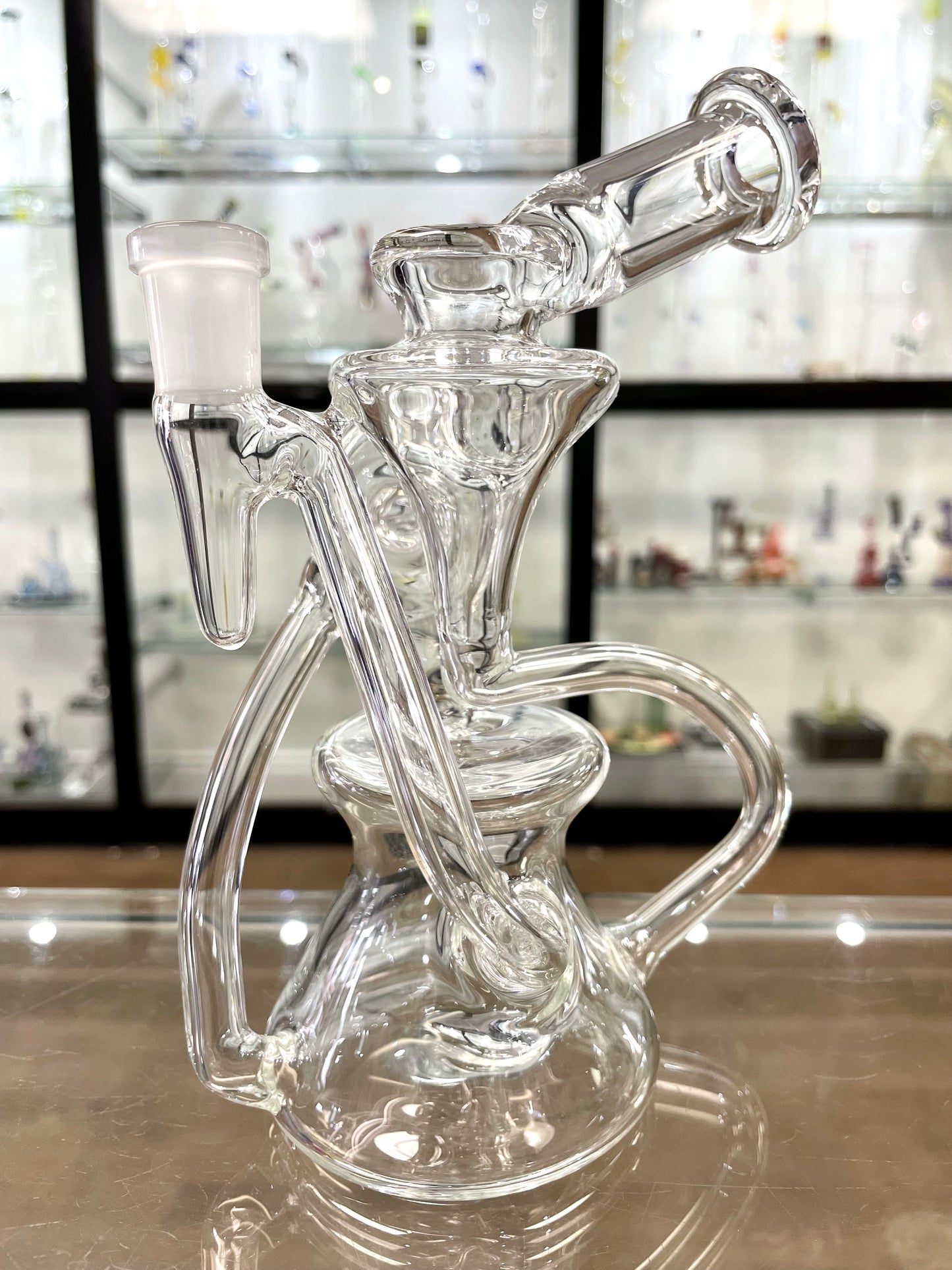 Mimzy Clear Side Scroller Recycler - 14mm