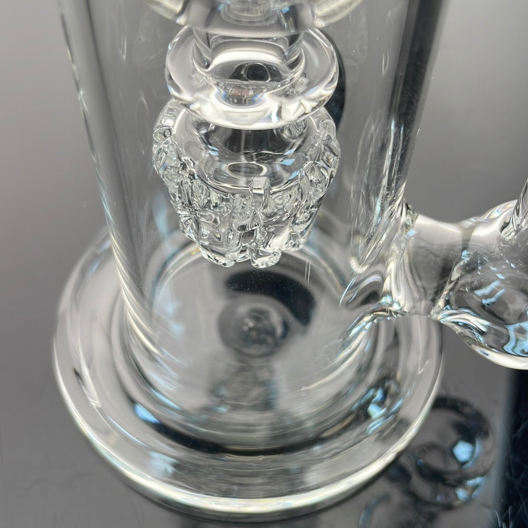 Discobox 14mm Terp Tower Dumper Recycler w/ Grids - Clear