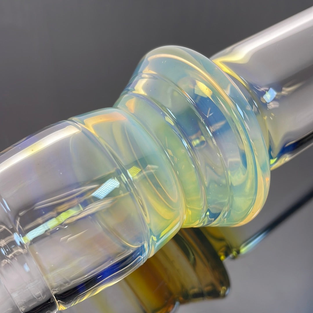 Jesse Who 44mm Fumed Gridcap Tube w/ Breakwater Function - Single Bore w/ Sculpted Mid Section