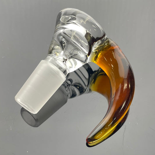 Green Belt Clear Horn Bowl 14mm 1 Hole