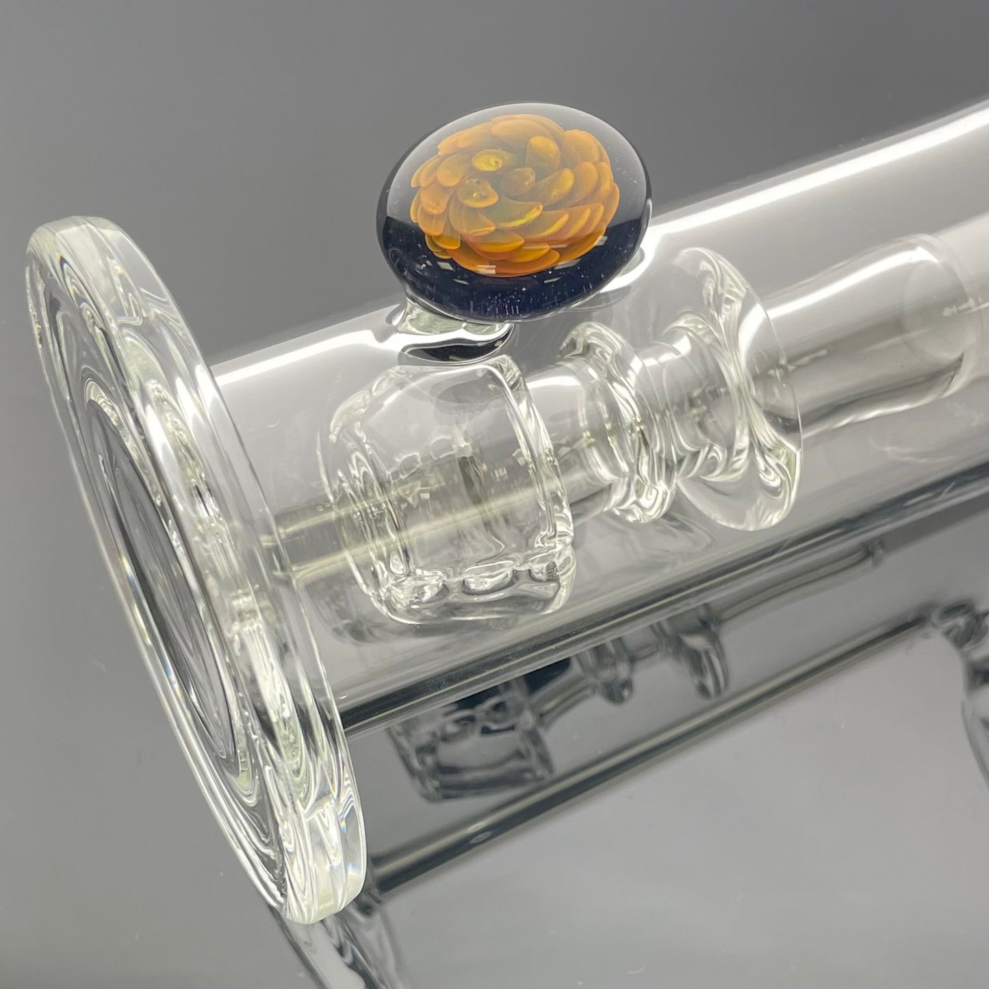 Discobox 14mm Terp Tower w/ Grids - Clear