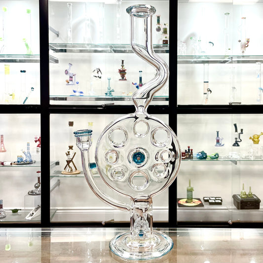 Blazed Swiss Style Tube - Atomic Stardust w/ Electric Kumquat & Blu-V