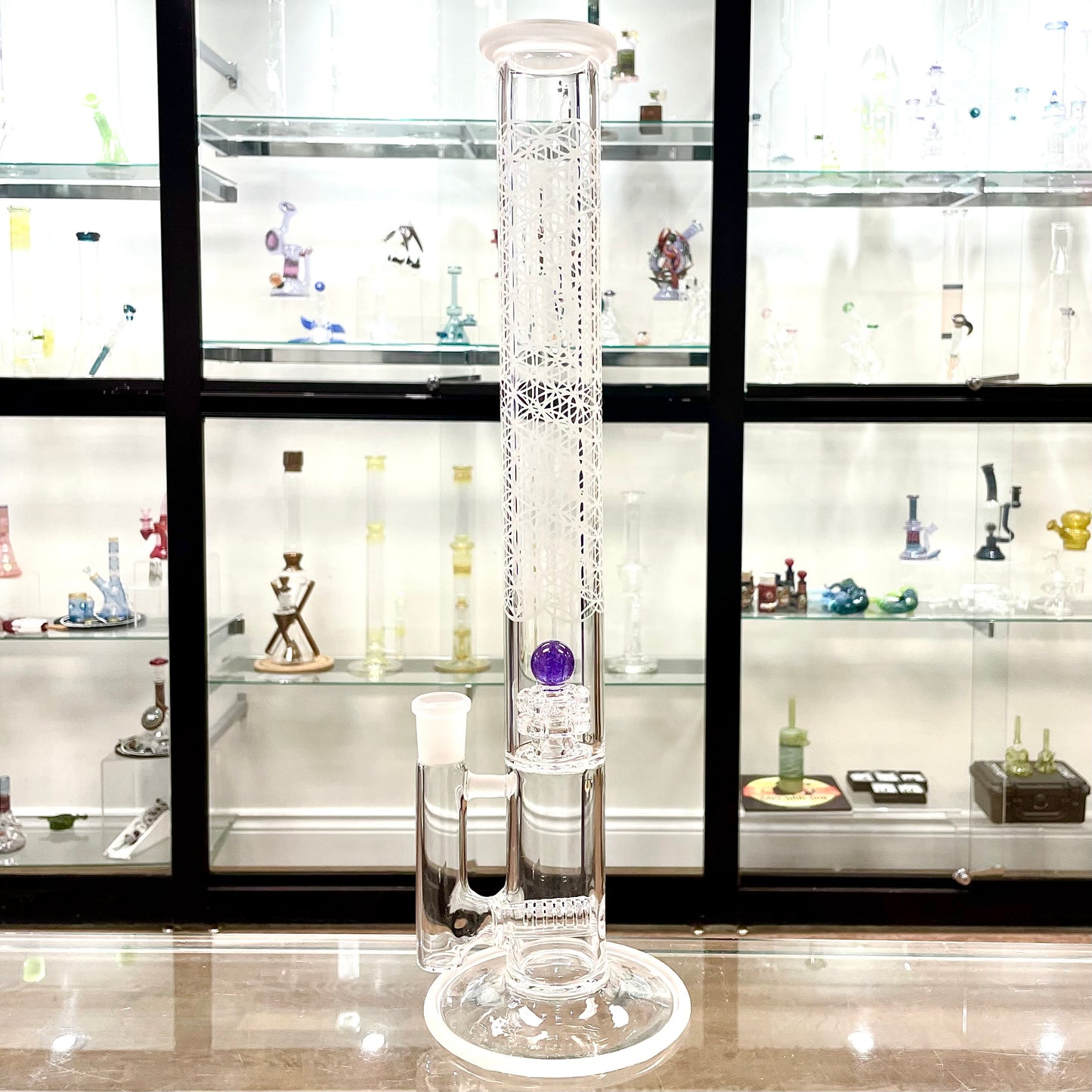 Gnob Glass 44mm Reactor Stemline w/ Sandblasting - #10