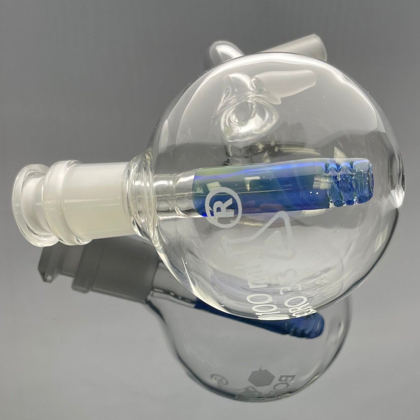 Kobb Boiling Flask Ash Catcher w/ Coloured Stem 14mm 45