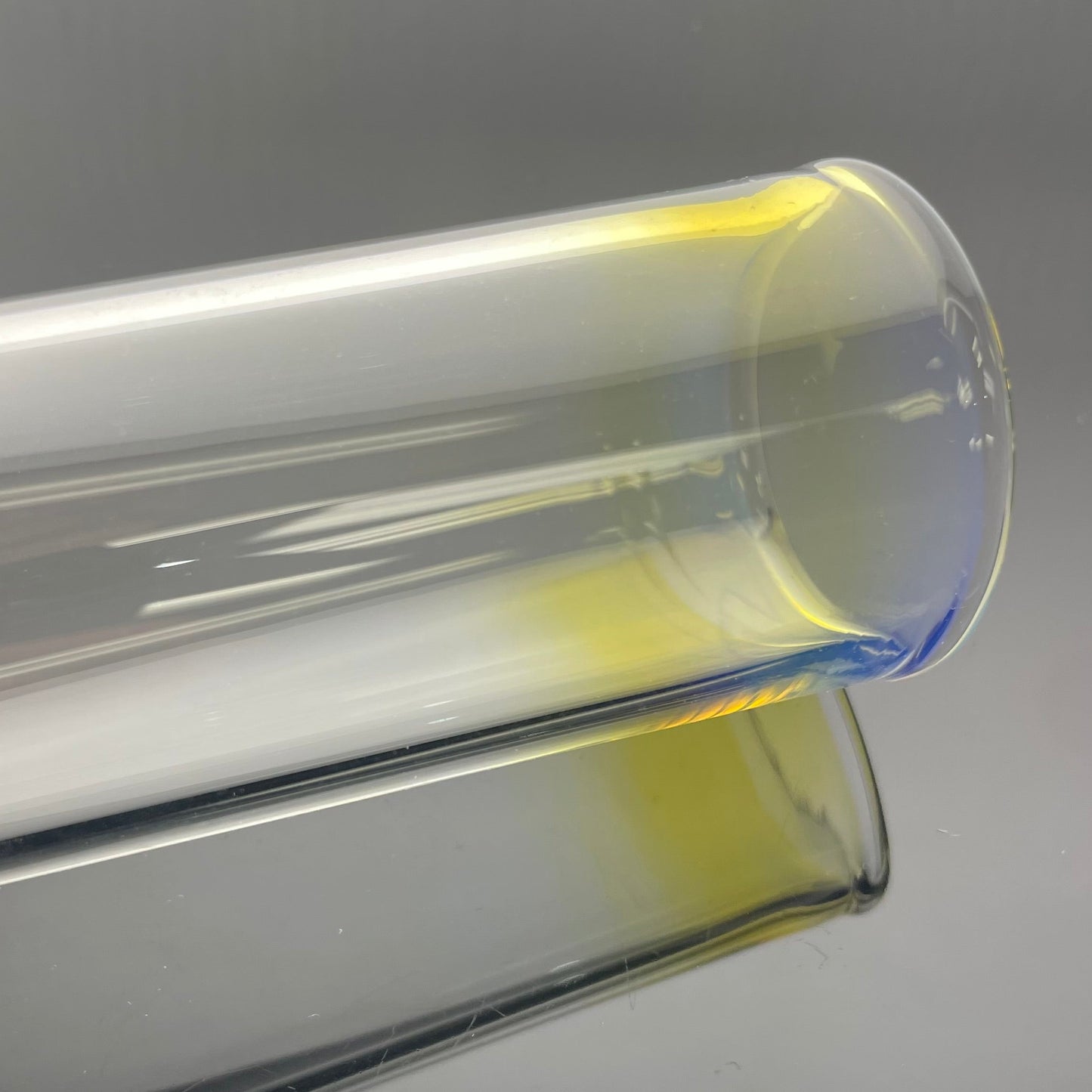 Mastah Glass Fumed 15" Hollow Foot Straight Tube