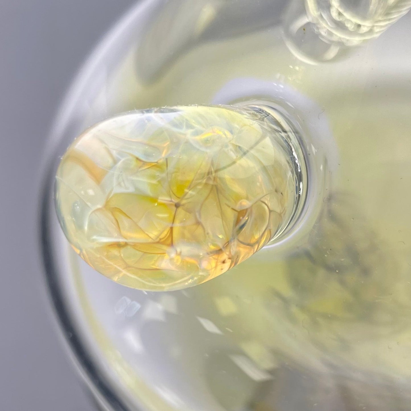 Mastah Glass Fumed 15" Hollow Foot Straight Tube