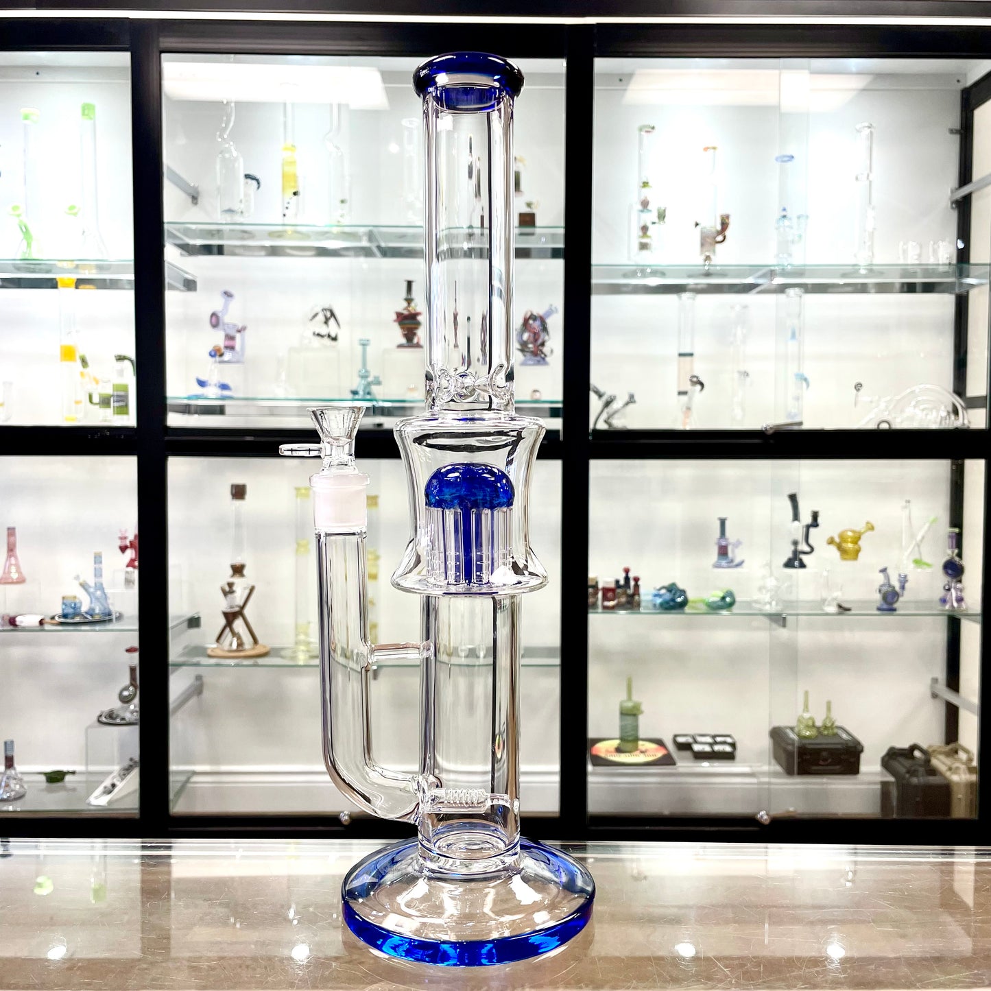 Unbranded 15" 18mm Stemline to 11 Tree Arm Perc Bong - Various Colours