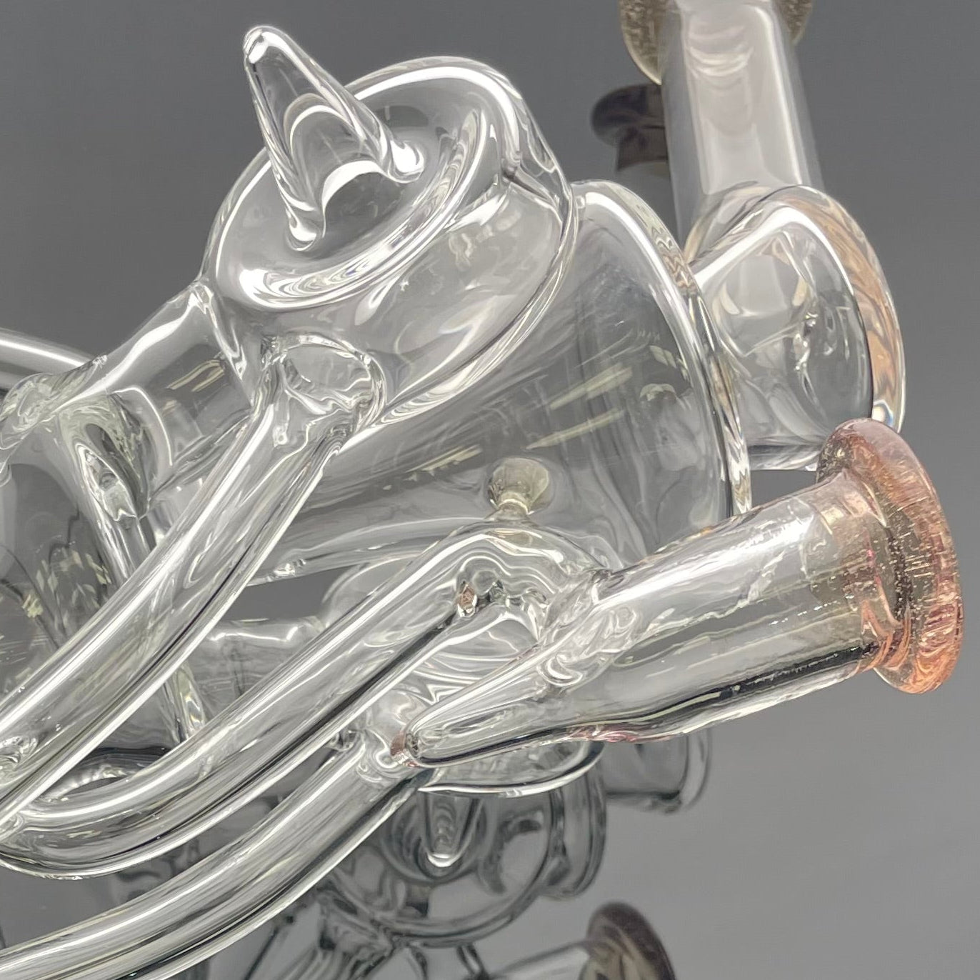 Mimzy Colour Accented Full Scroller Recycler - 14mm