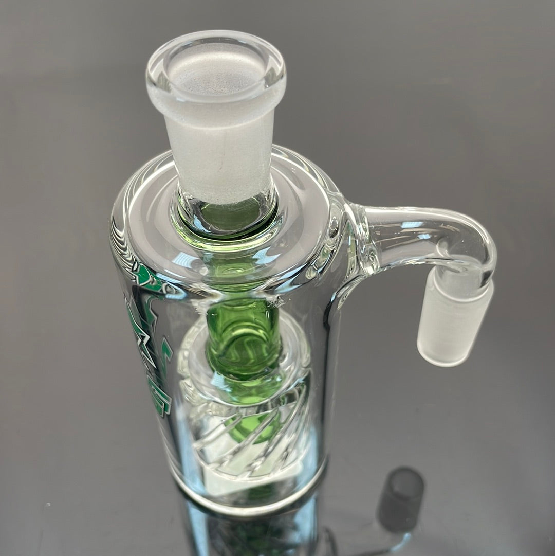 Nice Glass 14mm 45 Degree Gridded Drum Ash Catcher