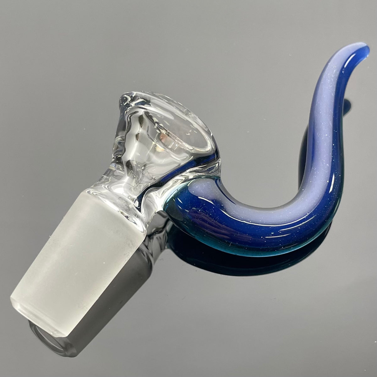 Discobox Clear Bowl w/ Horn 14mm 1 Hole