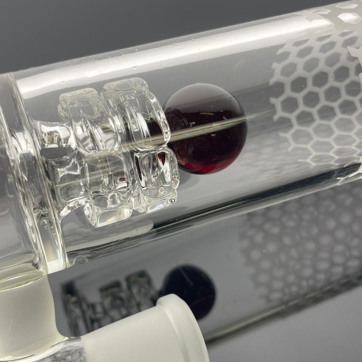 Gnob Glass 44mm 16.5" Reactor Stemline w/ Sandblasting - #5