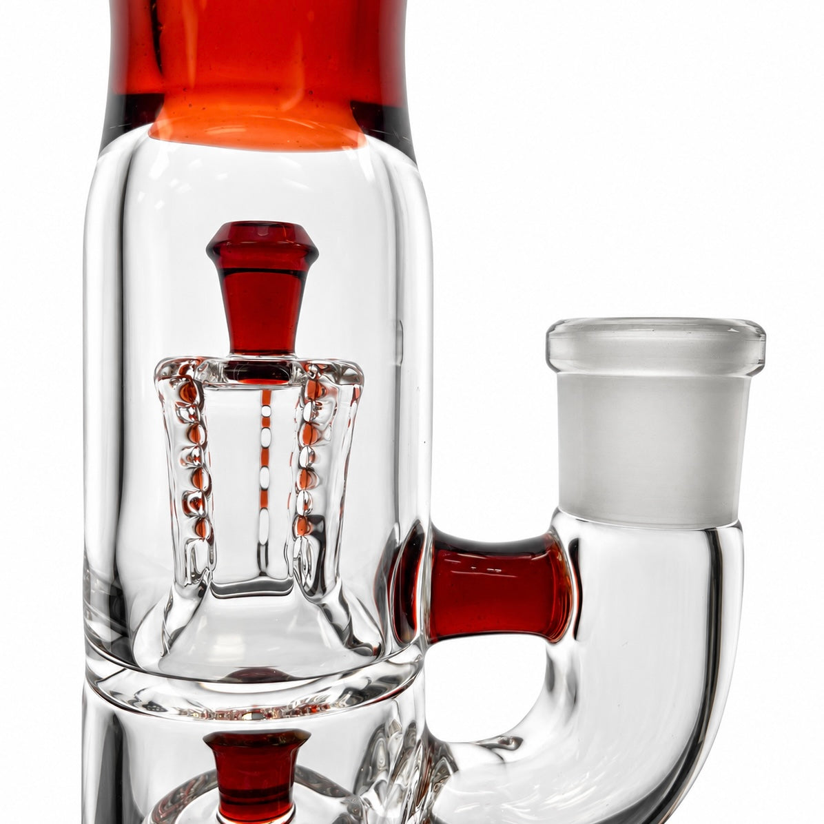 Jamms Full Accent Double Diamond Tube w/ Colour Band & Restriction - Ruby Slippers