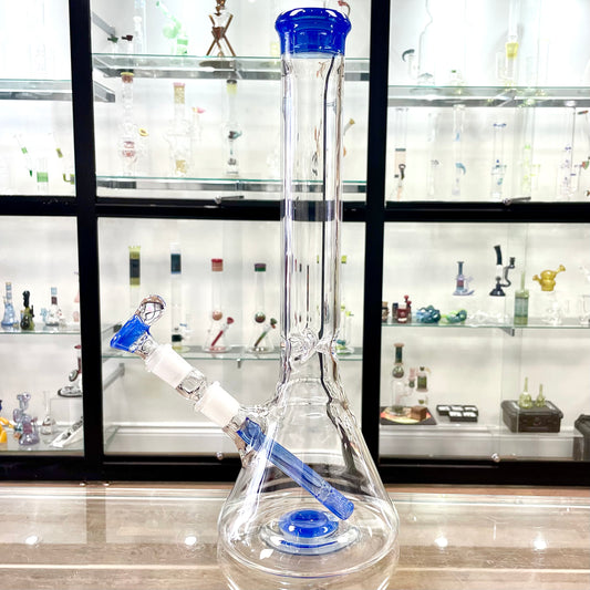 Green Belt Colour Accented Beaker - Blue Cheese