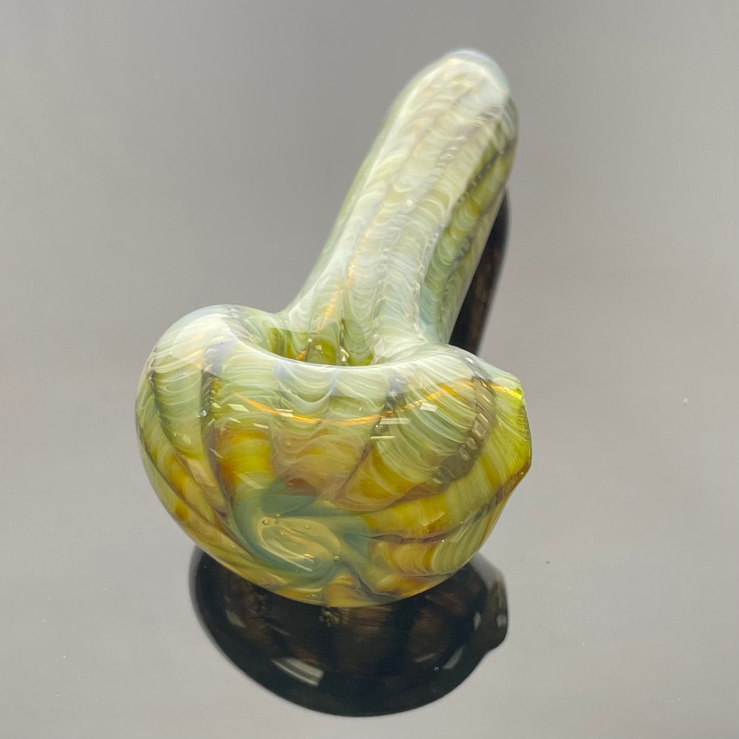 KG Glass 4.25" Thick Wrap & Rake Hand Pipe