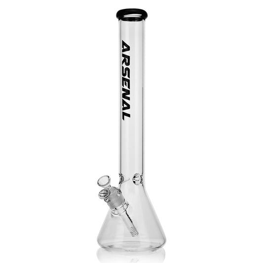 Arsenal 18" Clear 5mm Beaker w/ Colour Accents